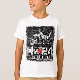 Camiseta Helicóptero grande de la Unión Soviética Mi-24