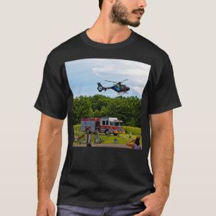 Camiseta Helicóptero médico en vuelo