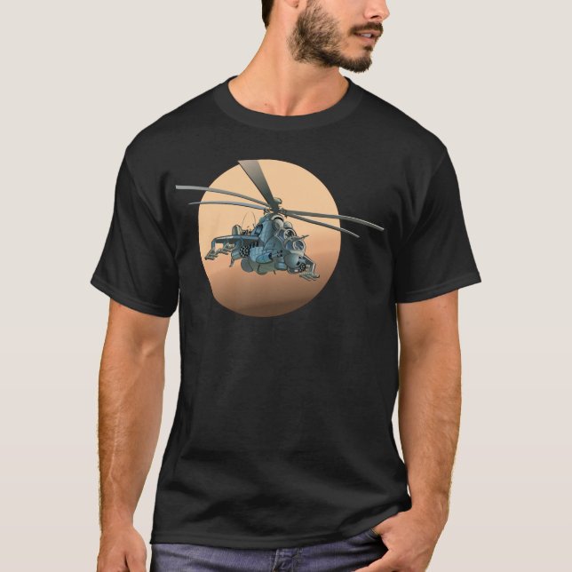 Camiseta Helicóptero personalizado (Anverso)