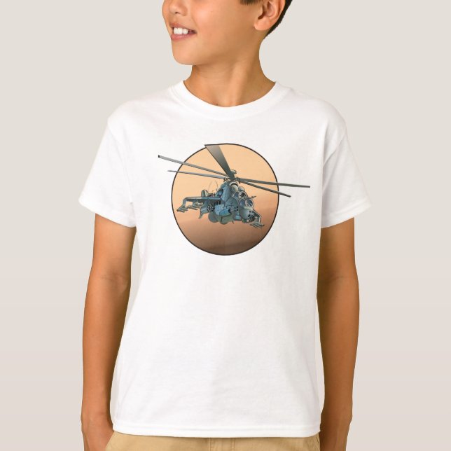 Camiseta Helicóptero personalizado (Anverso)