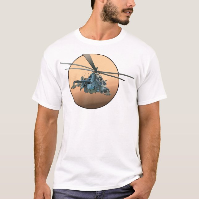 Camiseta Helicóptero personalizado (Anverso)