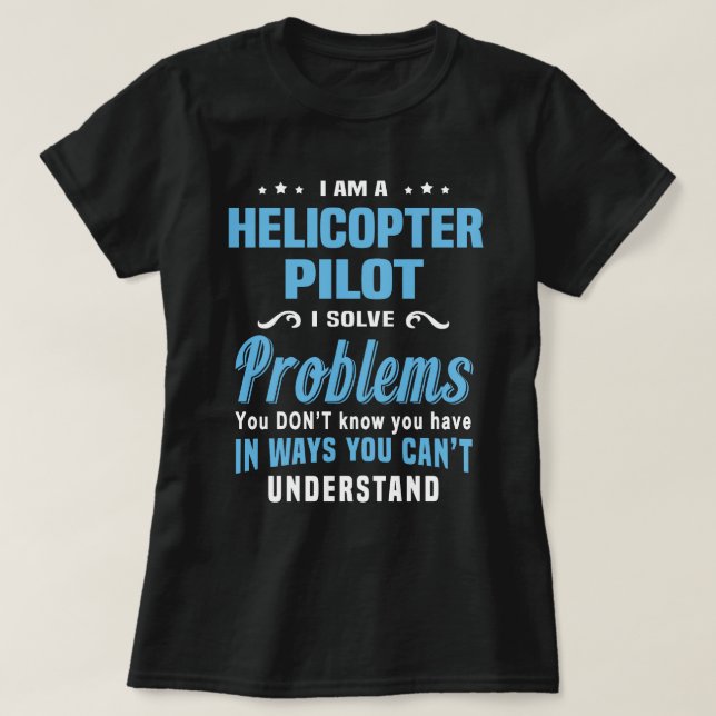 Camiseta Helicóptero Piloto (Diseño del anverso)