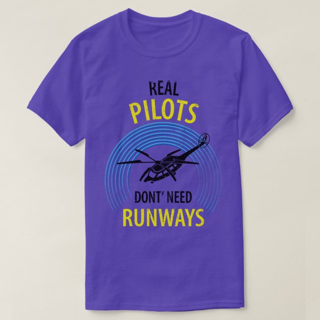 Camiseta Helicóptero Piloto 1 (Diseño del anverso)