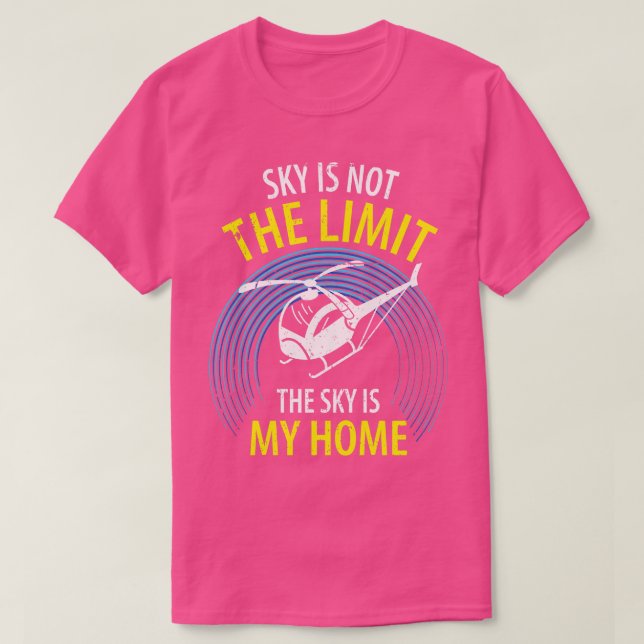 Camiseta Helicóptero Piloto 2 (Diseño del anverso)
