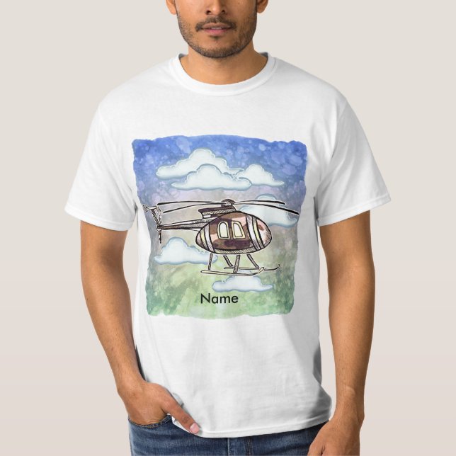 Camiseta Helicóptero Rápido (Anverso)