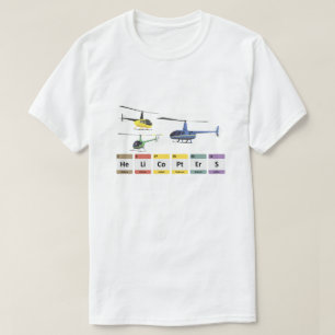 Camiseta Helicópteros civiles ligeros química