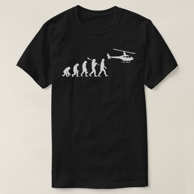 Camiseta Helicópteros Evolution 2 (Diseño del anverso)