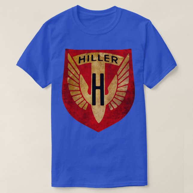 Camiseta Helicópteros Hiller vintage (Diseño del anverso)