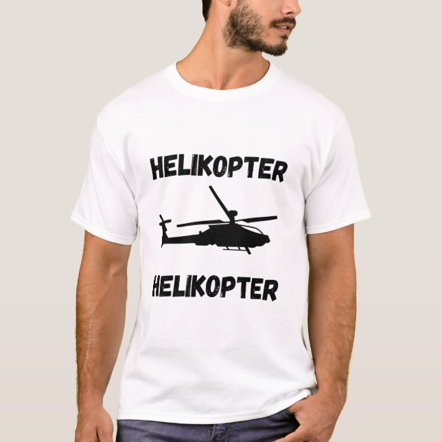 Camiseta helikopter helicóptero meme tiktok sound (Anverso)