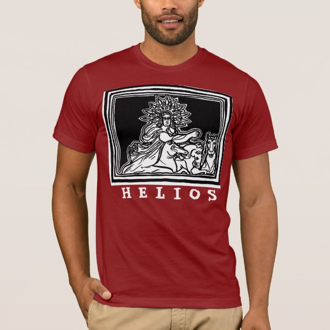 Camiseta Helios de AncientAgesPrints (Anverso)
