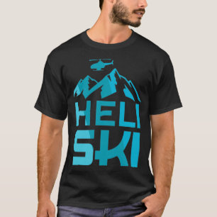Camiseta Heliski HeliEsquí Heliski Esquiar Extremo
