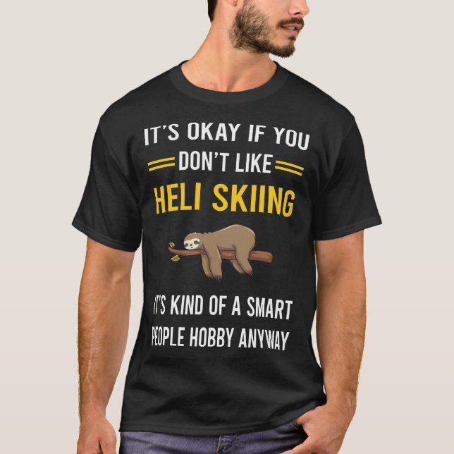 Camiseta Heliski Heliski Heli-Skiing Heli Skiing (Anverso)