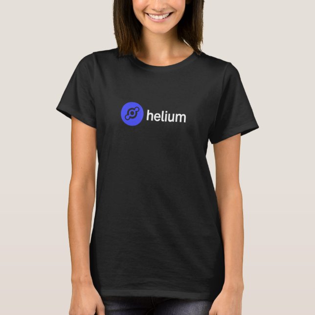 Camiseta Helium Crypto Hnt Currency Defi (Anverso)