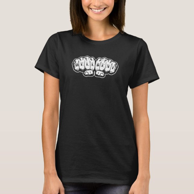 Camiseta Hell Bent Knuckle Tattoo (Anverso)