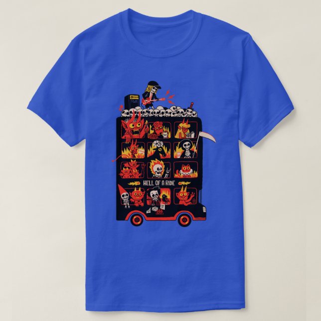 Camiseta Hell Bus (Diseño del anverso)