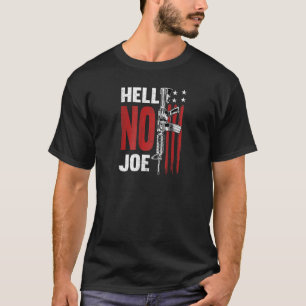 Camiseta Hell No Joe Tee Gun ( On Back) Raglan