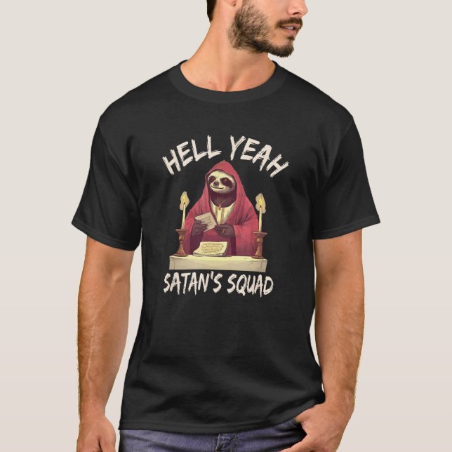 Camiseta Hell Yeah, Satan's Squad (Anverso)