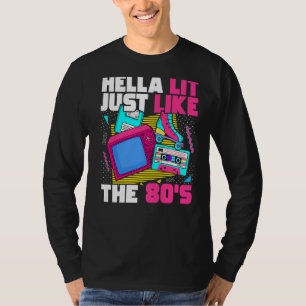 Camiseta Hella se enciende igual que la estética de los 80'