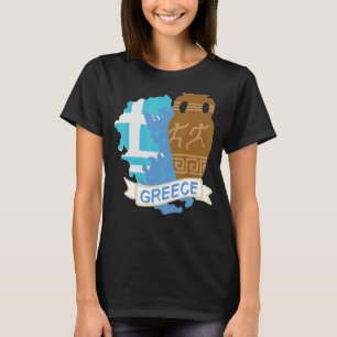 Camiseta Hellas Grecia souvenir para hombres mujeres