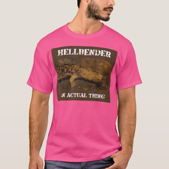 Camiseta Hellbender Funny Giant Salamander Wrong Animal Nam (Anverso)