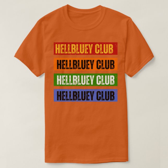 Camiseta hellbluey club bluey (Diseño del anverso)