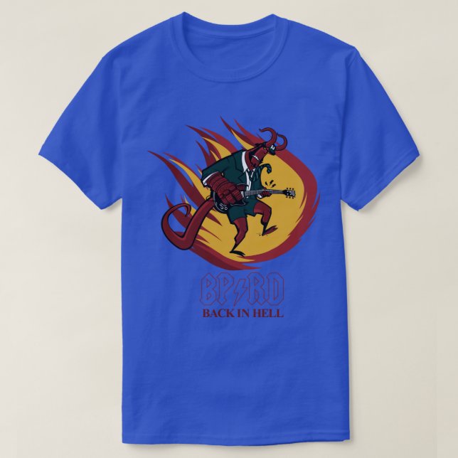 Camiseta Hellboy de vuelta en el infierno (Diseño del anverso)