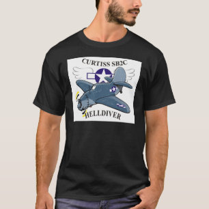 Camiseta helldiver de los curtiss sb2c