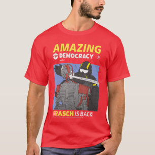 Camiseta Helldivers 2 Increíble Democracia Estilo Cómic Vi