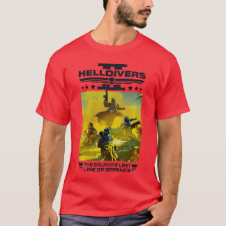 Camiseta Helldivers 2 la última línea de ofensiva de Galays