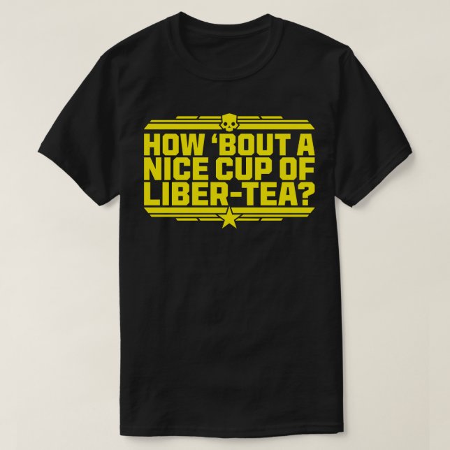 Camiseta Helldivers 2 Libertea (Diseño del anverso)