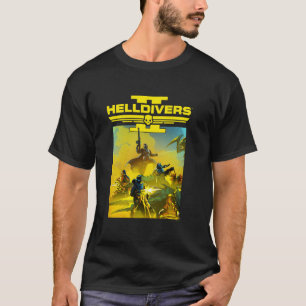 Camiseta Helldivers 2 Sony Playstation Juego de Video Llave