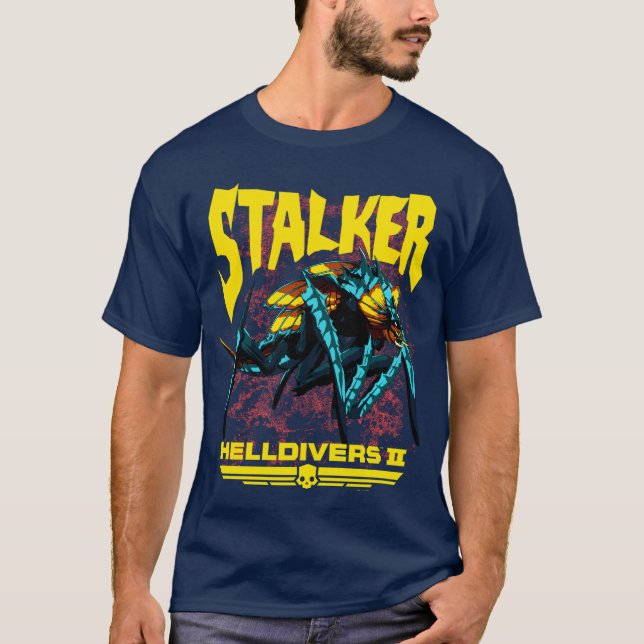 Camiseta Helldivers 2 Sony Playstation Video Juego Acechado (Anverso)
