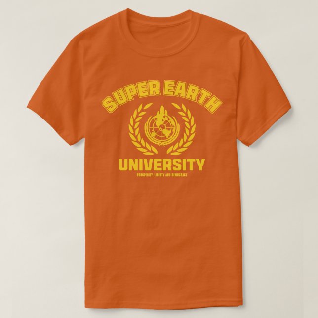 Camiseta Helldivers 2 Super Earth University (Diseño del anverso)
