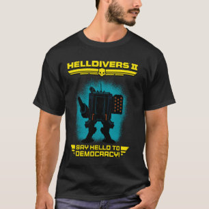 Camiseta Helldivers 2 videojuego Sony Playstation Say