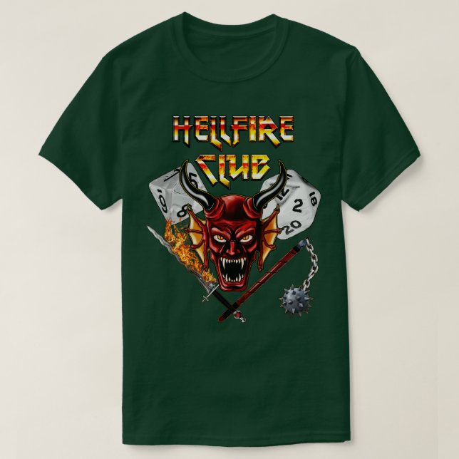 Camiseta Hellfire Club (Diseño del anverso)