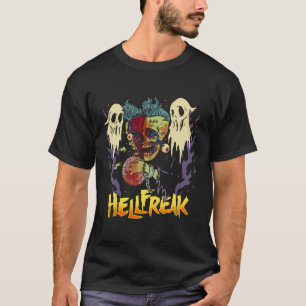 Camiseta Hellfreak Zombie atormentado presenció el horror d