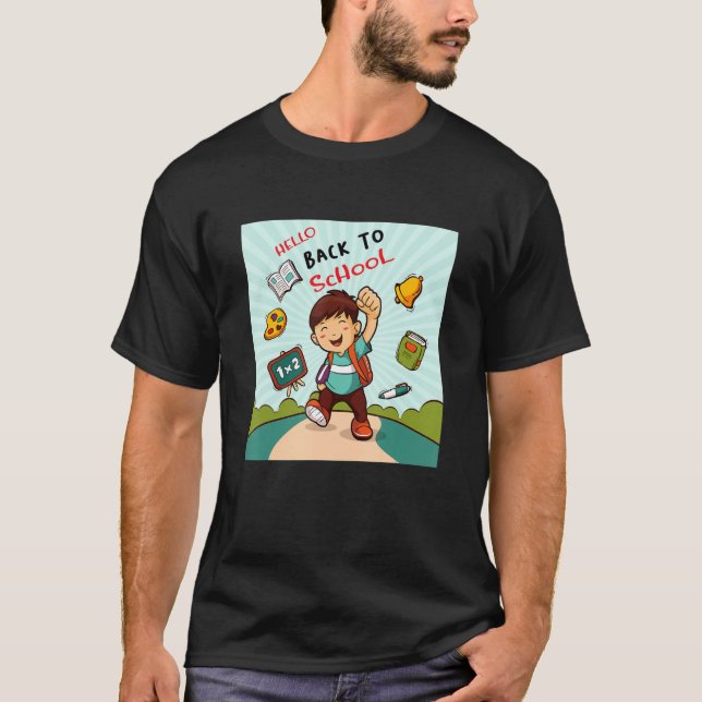 Camiseta Hello 3rd Grade Teacher Back To School (Anverso)