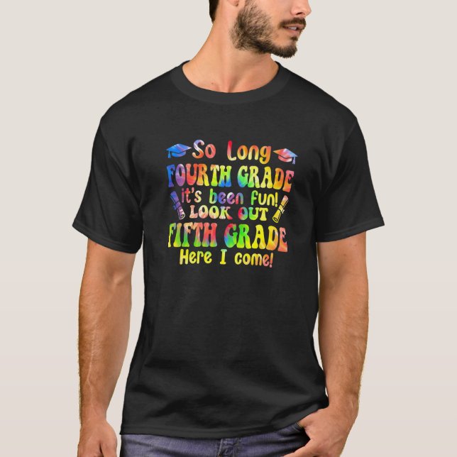 Camiseta Hello 5Th Grade Teacher Student Back To School Tie (Anverso)
