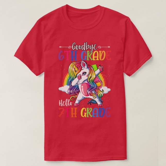 Camiseta Hello 7th Grade Teacher Student Back To School Uni (Diseño del anverso)