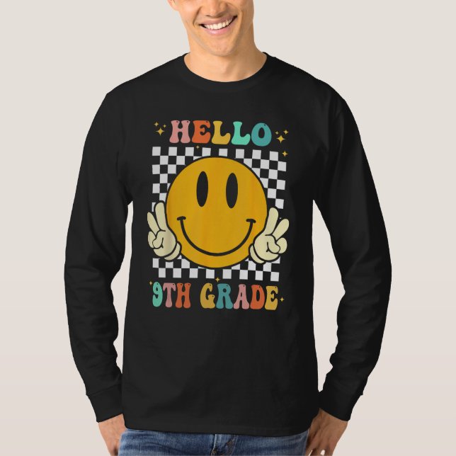 Camiseta Hello 9th Grade Goodbye 8th Grade Graduation Groov (Anverso)