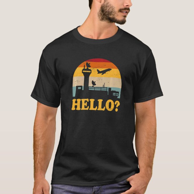Camiseta Hello Air Traffic Controller Atc Expert Flight Con (Anverso)