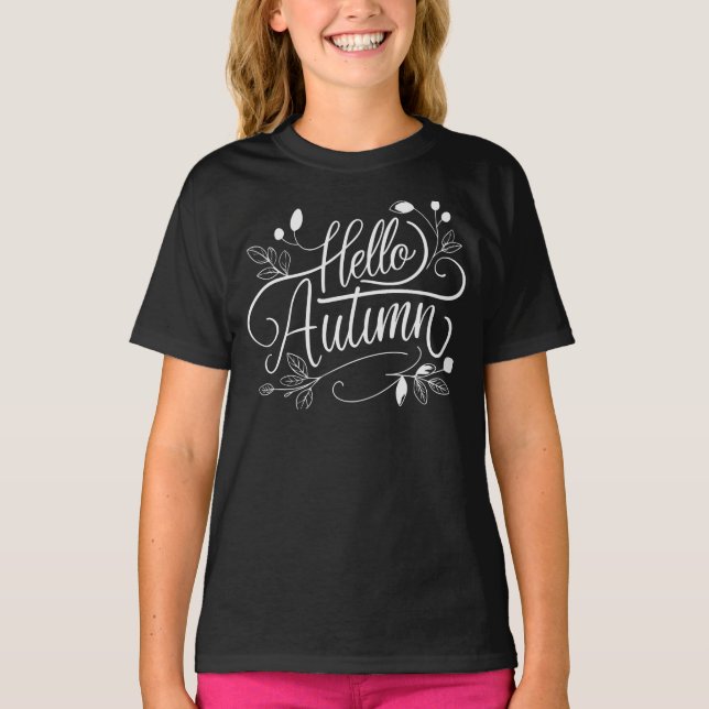 Camiseta Hello Autumn (Anverso)