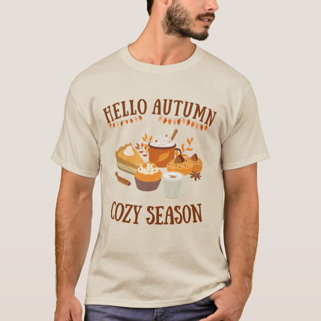 Camiseta Hello Cozy Season (Anverso)