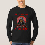 Camiseta Hello Darkness My Old Friend Yorkshire Terrier<br><div class="desc">Hello Darkness My Old Friend Yorkshire Terrier Dog Halloween Shirt. Perfect gift for your dad,  mom,  papa,  men,  women,  friend and family members on Thanksgiving Day,  Christmas Day,  Mothers Day,  Fathers Day,  4th of July,  1776 Independent day,  Veterans Day,  Halloween Day,  Patrick's Day</div>