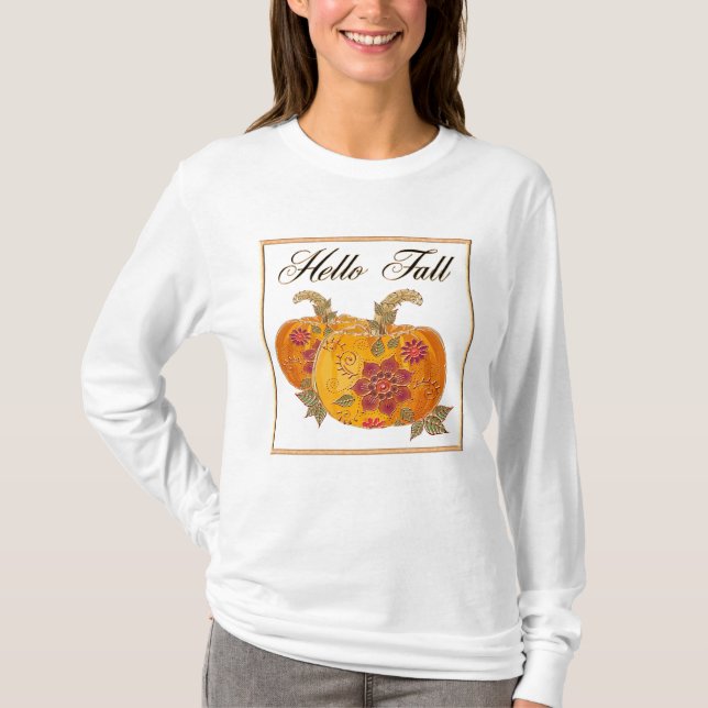 Camiseta Hello Fall (Anverso)