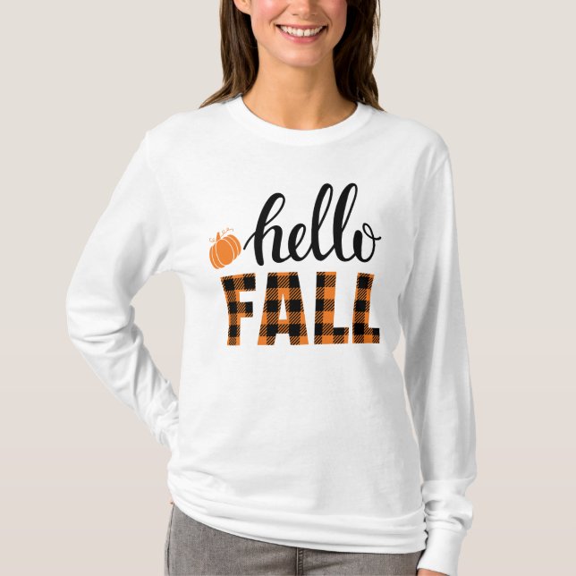 Camiseta Hello Fall (Anverso)