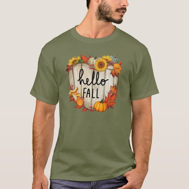 Camiseta Hello Fall (Anverso)