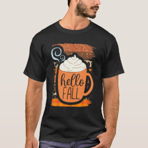 Camiseta Hello Fall Halloween Otoño