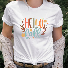 Camiseta Hello Fall Otoño T-Shirt