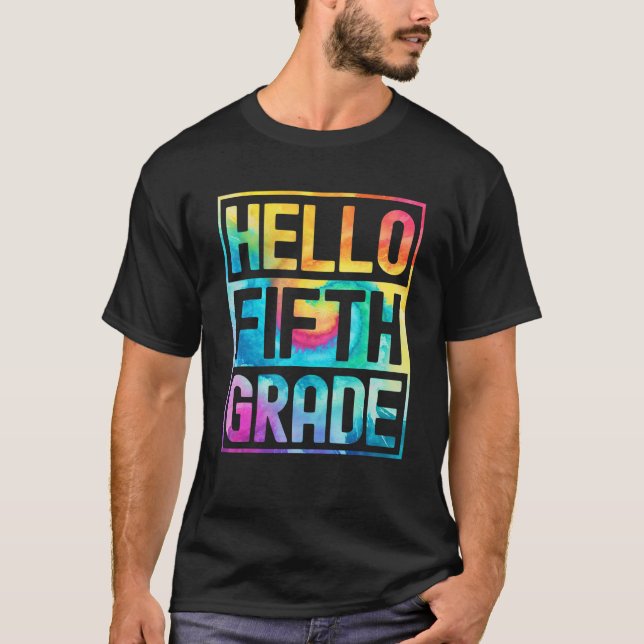 Camiseta Hello Fifth Grade Back to School 5th Grade Teacher (Anverso)